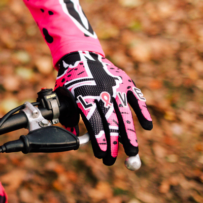 Love - Hope Cancer MX Gloves
