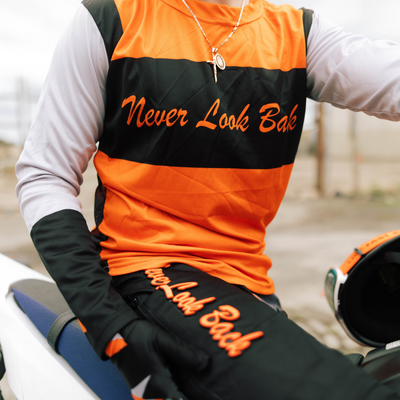 Orange/Grey/Black Mx Pants