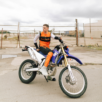 Orange/Grey/Black Mx Pants