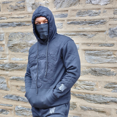 All Black NLB Logo Hoodie