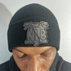 All Black Skull Cap