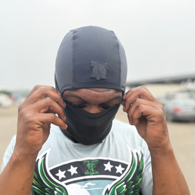 All Black NLB Logo Full Face Mask
