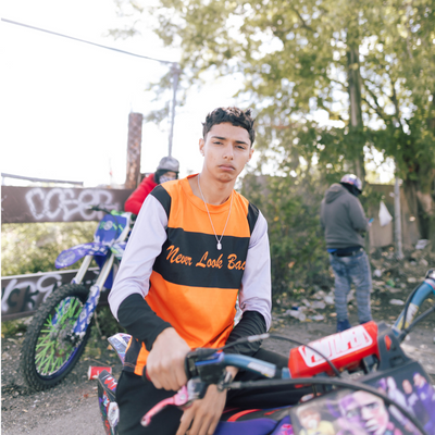 Orange/Grey/Black Mx Jersey