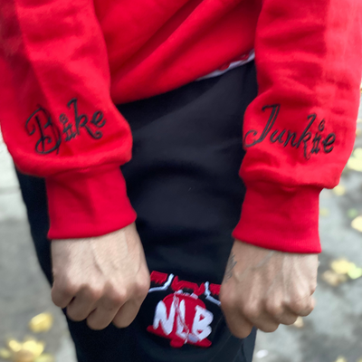 Red Bike Junkie Hoodie
