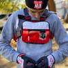 Red/White Fade Chest Bag