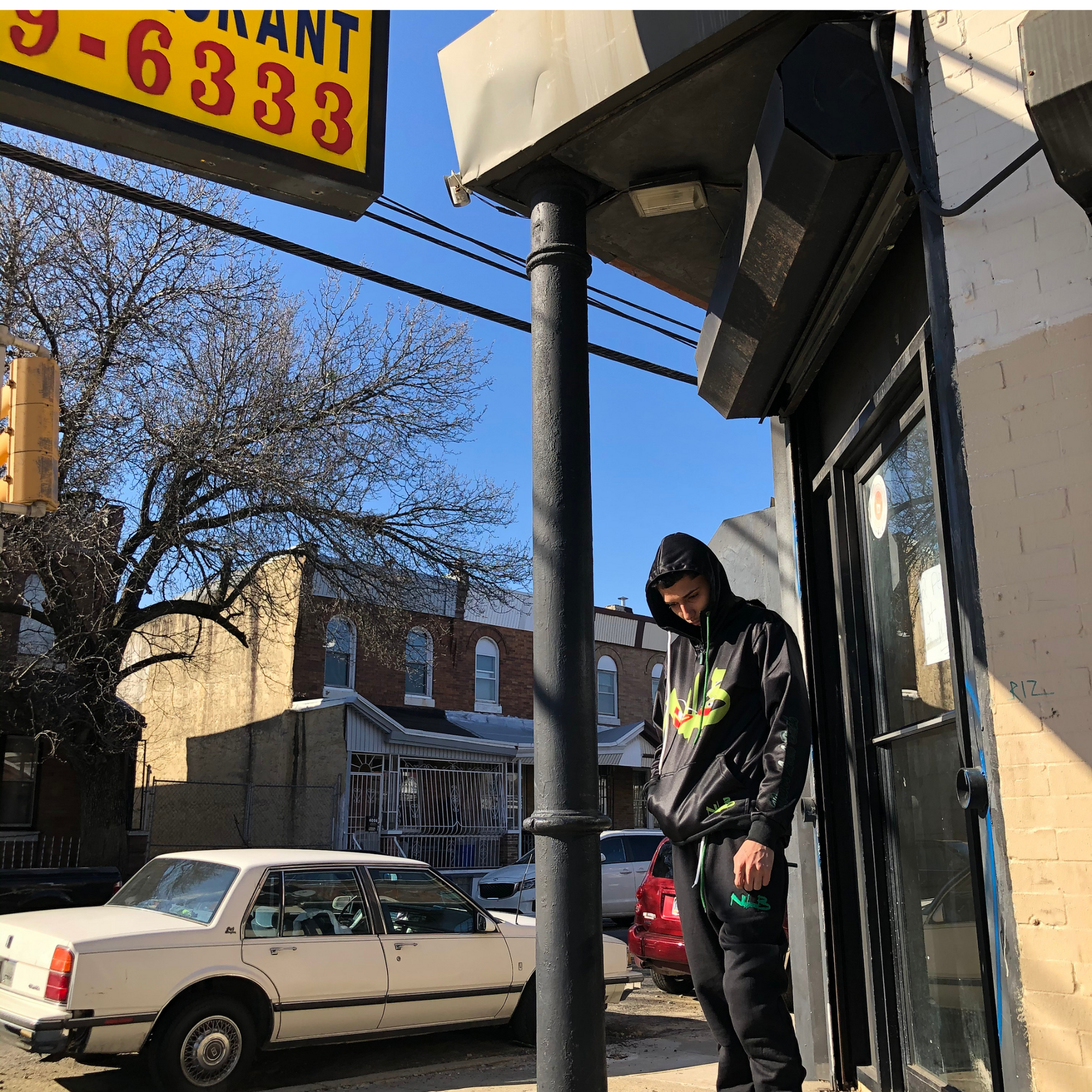 Black Green Sweatpants Never Look Back nlb