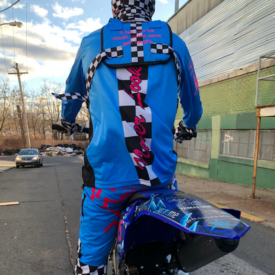 Checkered Men Mx Jersey