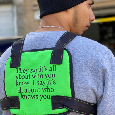 All Green Chest Bag