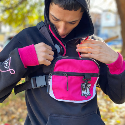 Cancer Pink Chest Bag