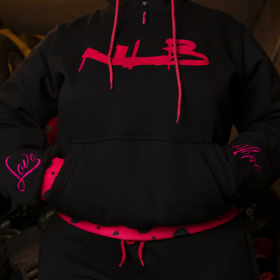 Cancer Pink & Black Hoodie