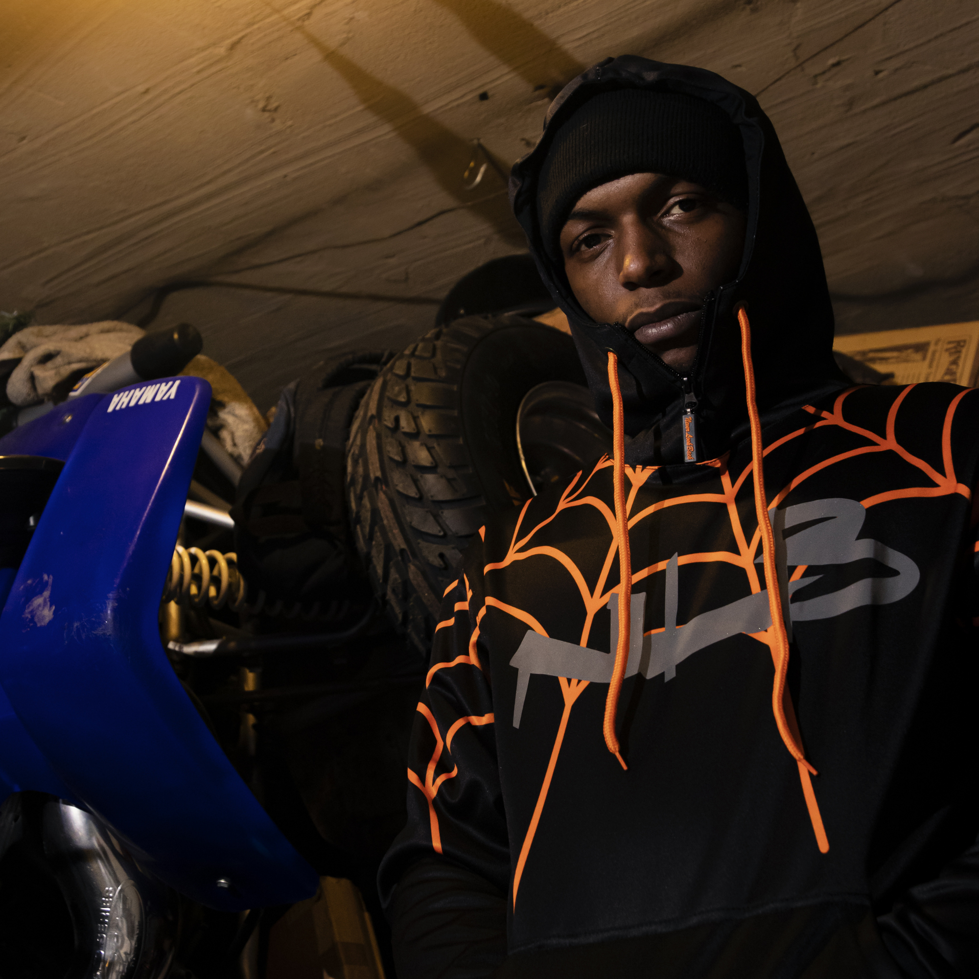 Fnatic black and sales orange triple hoodie