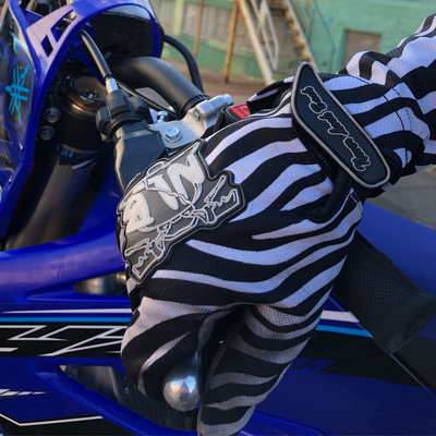 Blue dirt bike gloves 2025