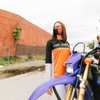Orange/Grey/Black Women Mx Jersey