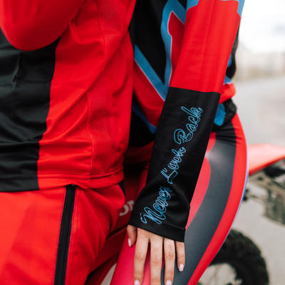 Red/Blue/Black Women Mx Jersey