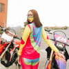 Multi Color Woman Leggings