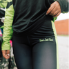Green/Black Woman Leggings